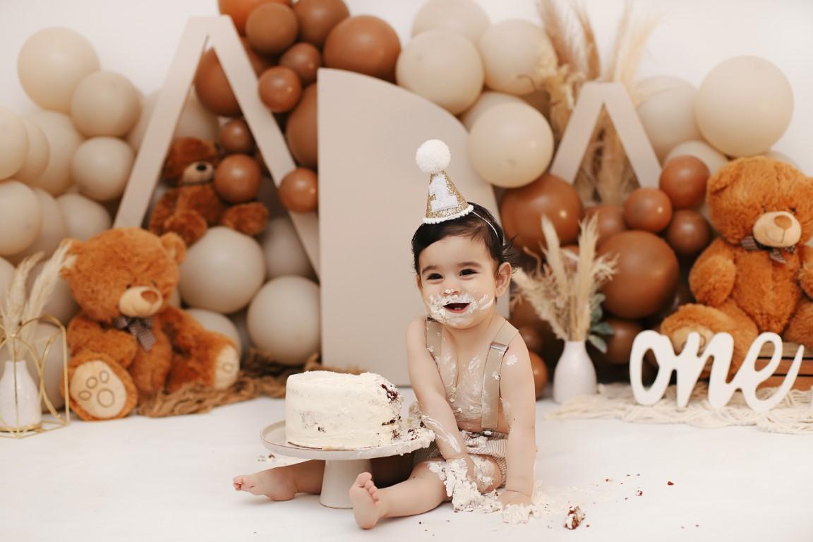 First birthday cakesmash photo